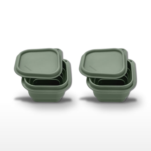 Lot de 2 lunch box 1L avec 2 ustensiles de cuisine Fackelmann Storage