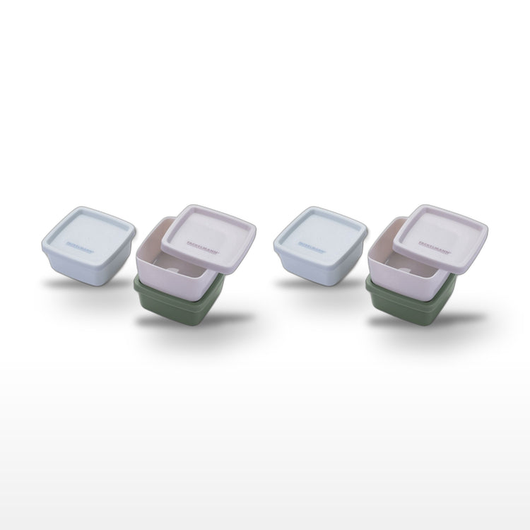 Lot de 2 lunch box 1L avec 2 ustensiles de cuisine Fackelmann Storage
