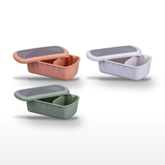 Lot de 3 lunch box 1L avec compartiments Fackelmann Storage