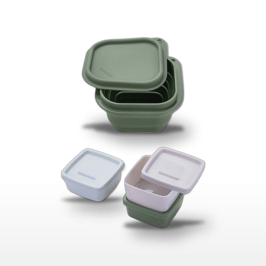 Lot de 1 boite de rangement collation 3 petites boites alimentaires Fackelmann Storage