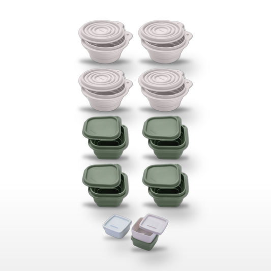Lot de 11 boîtes hermétiques avec 3 boîtes à sauce Fackelmann Storage
