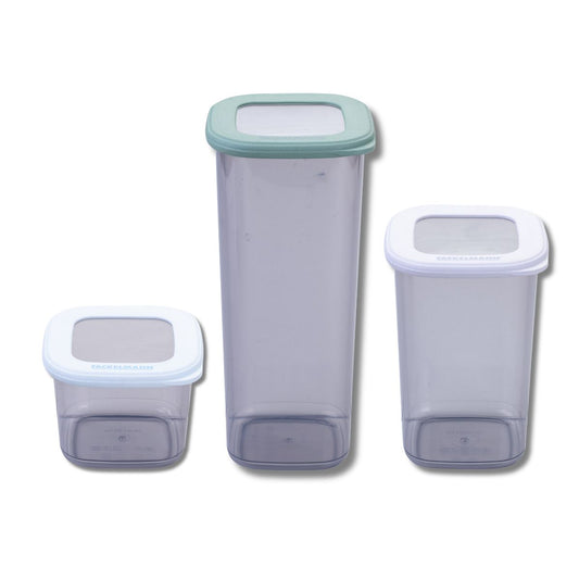 Lot de 2 boîtes hermétiques 1L avec 1 boîte hermétique Fackelmann Storage