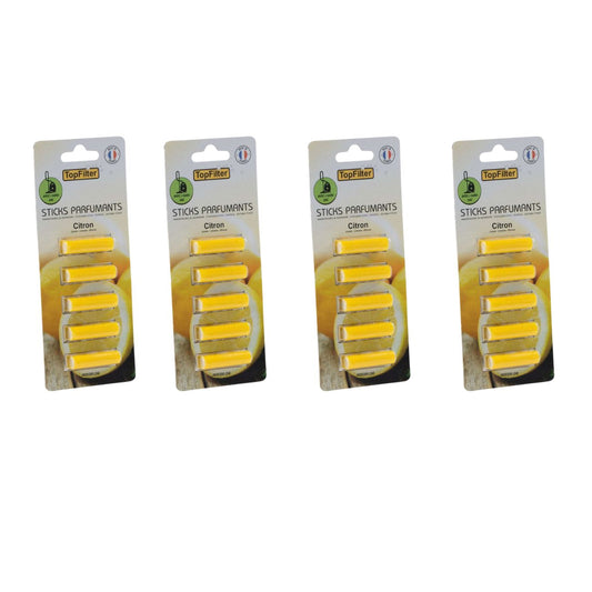 Lot de 2 désodorisants aspirateur avec 2 parfums agréable Top Filter Accessoires