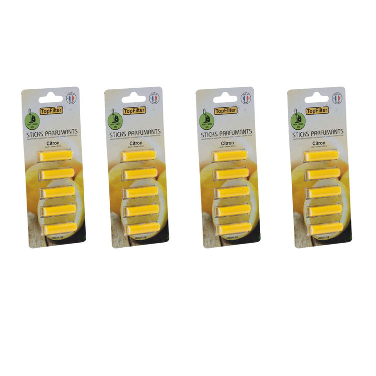 Ensemble de 20 parfums pour aspirateur en stick senteur citron TopFilter