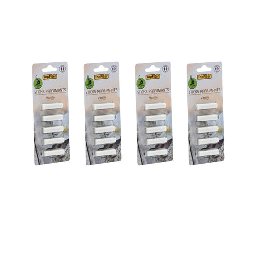 Lot de 2 désodorisants aspirateur parfum vanille Top Filter Accessoires