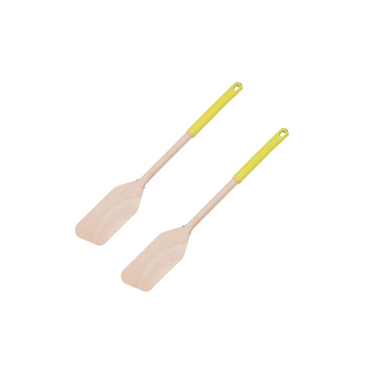 Set de 2 ustensiles de cuisine spatule en bois et silicone Fackelmann Boisselerie