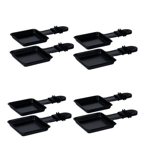 Ensemble de 8 poêlons à raclette Rotel Swiss Tradition