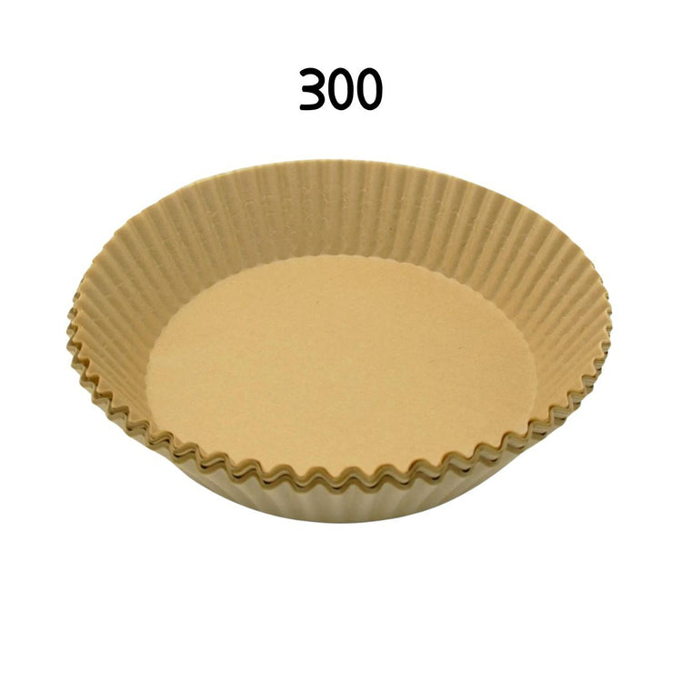 Lot de 300 Moules en papier air fryer ronds 20 cm Fackelmann