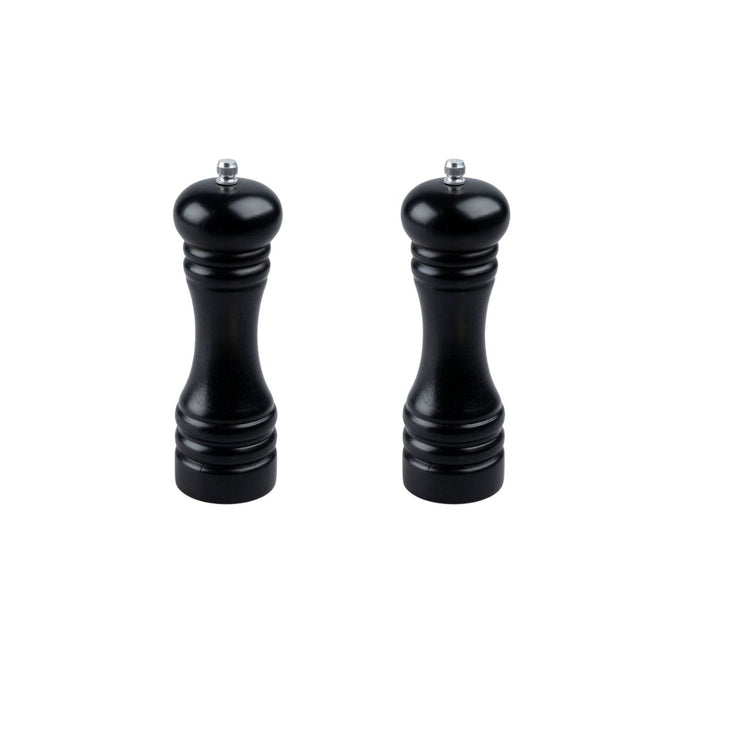 Ensemble de 2 Moulins à poivre manuel noir 18 cm FM Professional Divers