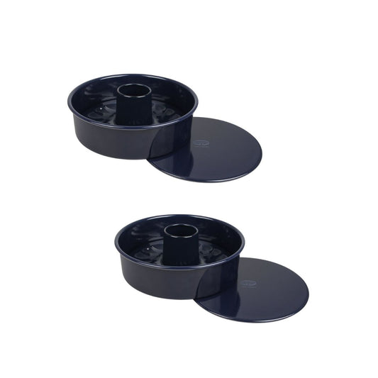 Ensemble de 2 Moules à manqué et savarin double fond 26 cm Dr. Oetker Back Liebe