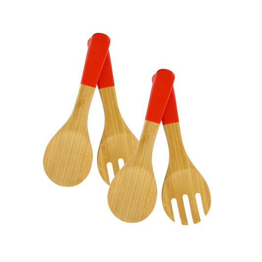 Ensemble de 2 Couverts à salade en bois Fackelmann Wood Edition