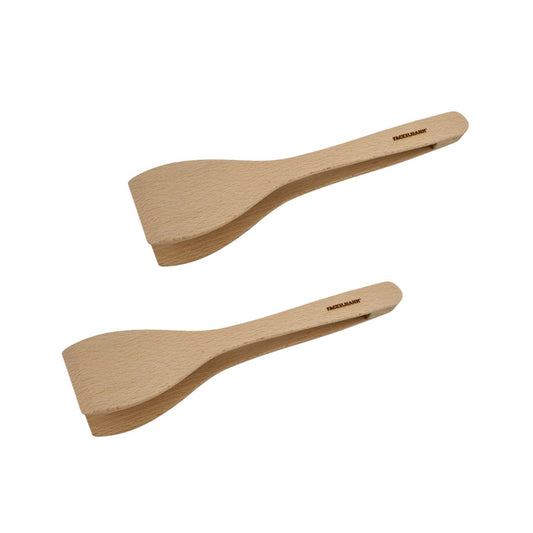 Ensemble de 2 Pinces de cuisine en bois FSC 29,7 cm Fackelmann