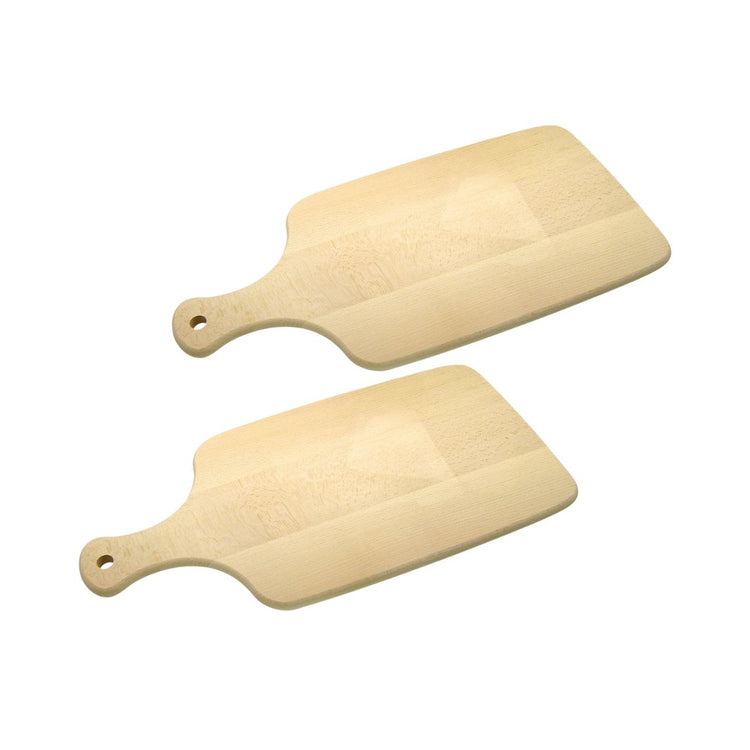 Ensemble de 2 Planches à découper en bois 38 x 18 cm Fackelmann Wood Edition
