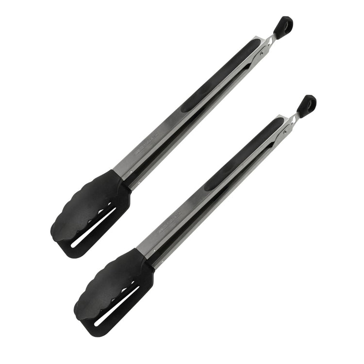 Ensemble de 2 Pinces de cuisine double embout 35 cm Fackelmann Penderie