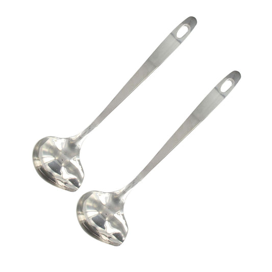 Ensemble de 2 Louches ovales en inox Fackelmann Oxford