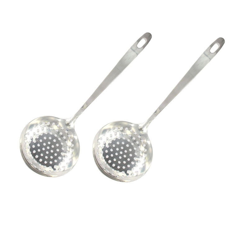 Ensemble de 2 Ecumoires inox 32 cm Fackelmann Oxford