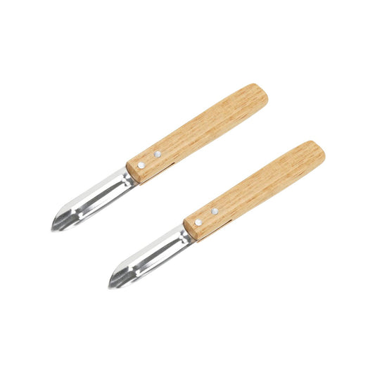 Ensemble de 2 Eplucheurs Econome Nature 16 cm Nirosta