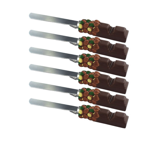 Ensemble de 6 Spatules pour pâte à tartiner 19 cm Fackelmann