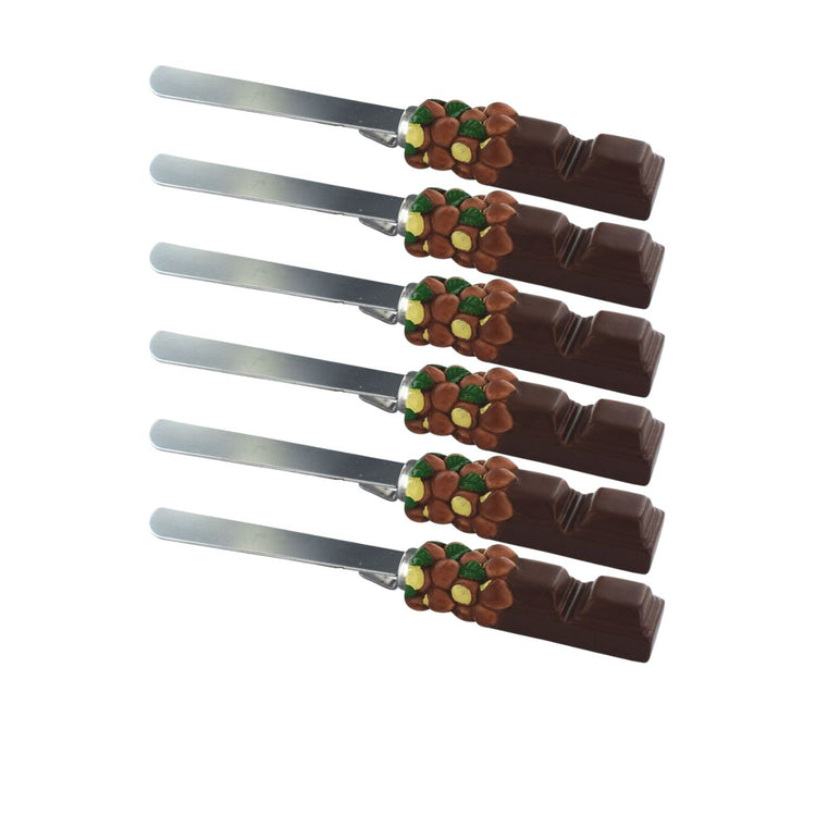 Ensemble de 6 Spatules pour pâte à tartiner 19 cm Fackelmann