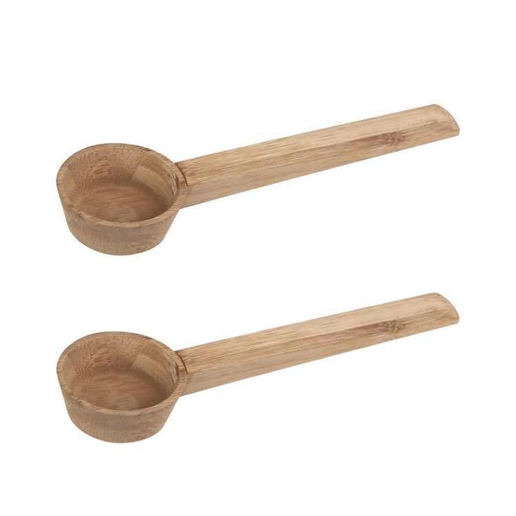 Ensemble de 2 cuillères doseuses à café en bambou Fackelmann