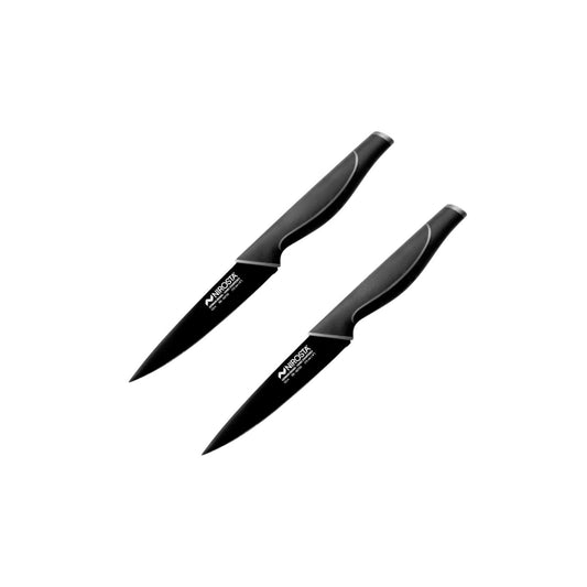 Set de 2 couteaux universels 29 cm en acier inoxydable Nirosta Black Edition