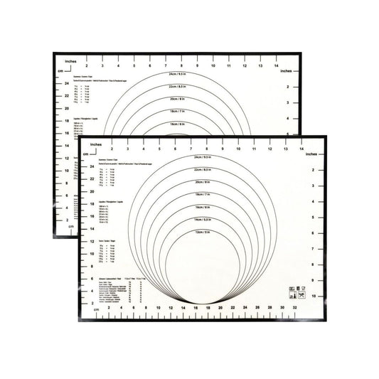 Ensemble de 2 Tapis de cuisson en silicone 40 x 30 cm Zenker Smart Pastry