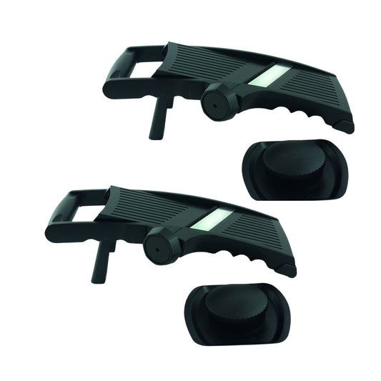 Ensemble de 2 Mandolines professionnelles pour trancher et râper Fackelmann Handmade Tradition