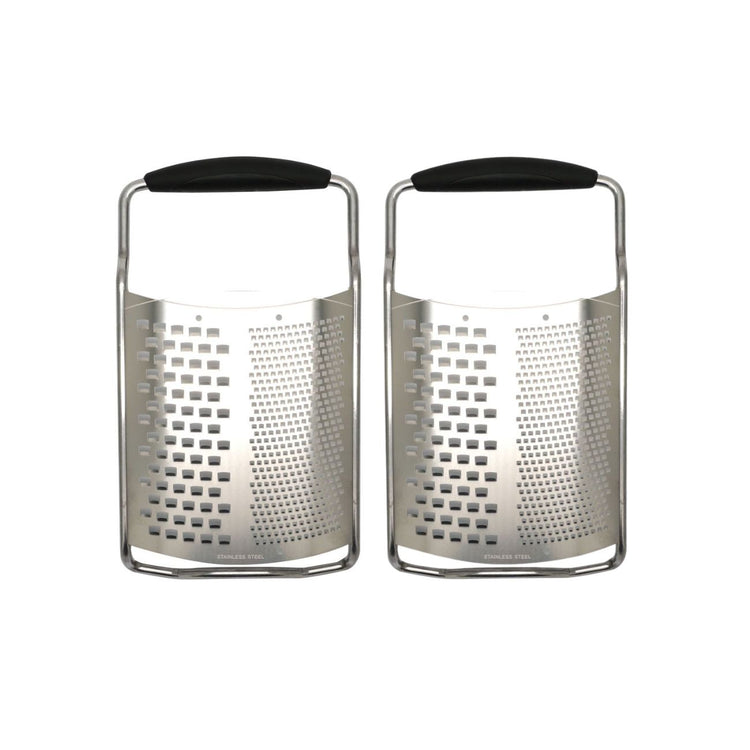 Set de 2 râpes à fromage en inox Fackelmann Multifonctions