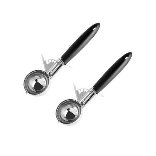 Ensemble de 2 Cuillères à glace avec fonction éjection 21 cm Fackelmann Basic