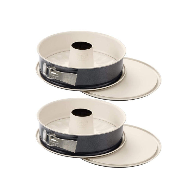Ensemble de 2 Moules à manqué à charnière avec fond à savarin 26 cm Dr Oetker Back-Trend
