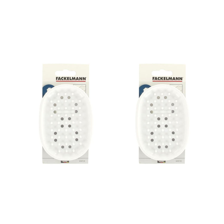 Ensemble de 2 Portes savon plastique Fackelmann Tecno