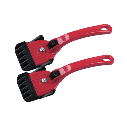 Ensemble de 2 Racloirs rouge pour plaque vitrocéramique Fackelmann