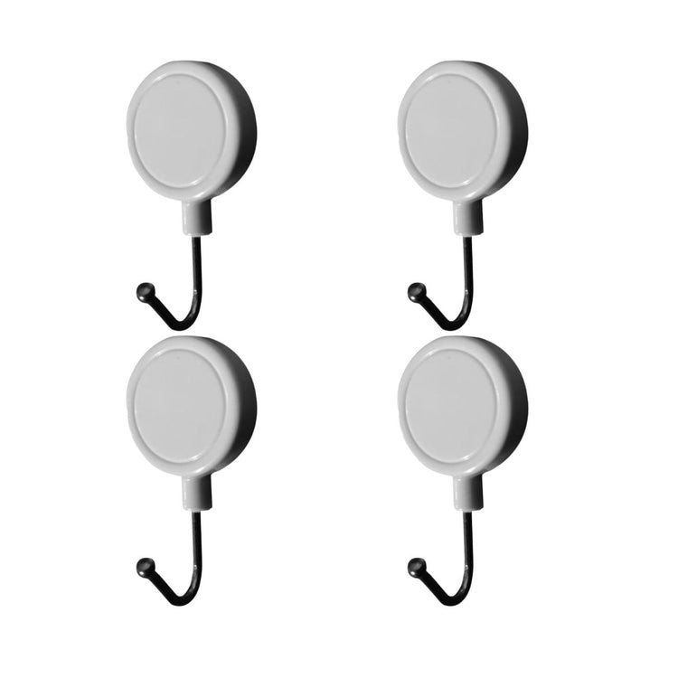 Ensemble de 4 crochets muraux magnétiques Fackelmann Tecno