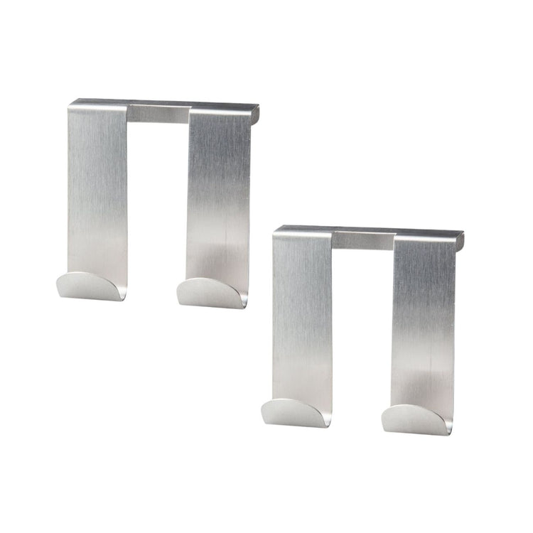 Ensemble de 2 Crochets doubles pour porte Fackelmann Tecno