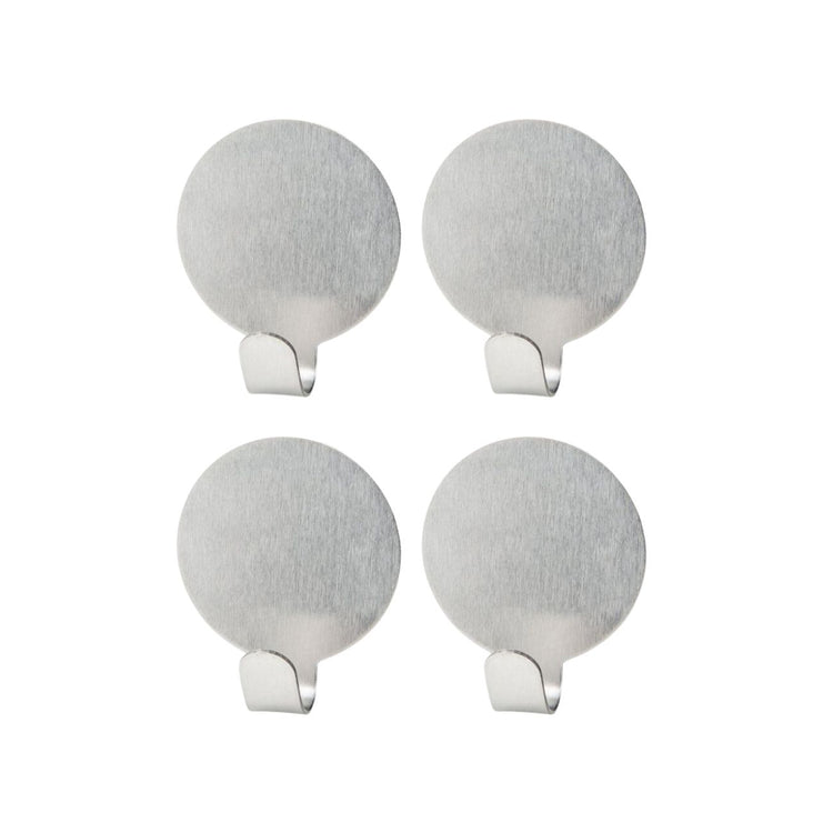 Ensemble de 4 crochets adhésifs ronds Fackelmann Tecno