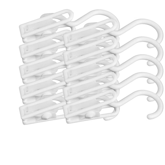 Ensemble de crochets muraux en plastique Lot de 5, dimensions 12 x 4,5 cm Fackelmann Tecno