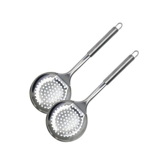 Ensemble de 2 Ecumoires Fackelmann 32 cm en inox Elemental