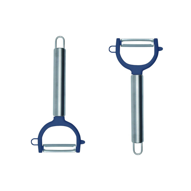 Set de 2 rasoirs à légumes en plastique et inox Fackelmann Elemental