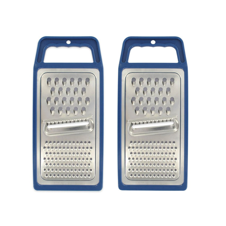 Set de 2 râpes à légumes en acier inoxydable Fackelmann Elemental