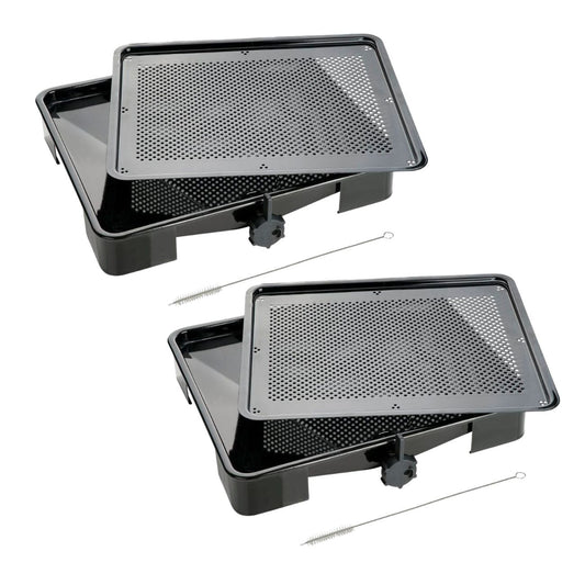 Ensemble de 2 Plats de cuisson four pour rôti avec bac de récupération du jus de 3 litres 39 x 33 cm Zenker Special Cooking