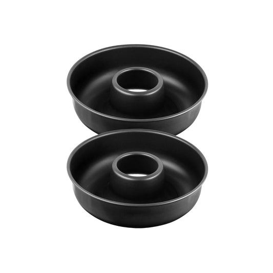 Lot de 2 moules à gâteaux 28/28 cm en acier Black metallic Black mettallic Zenker Black mettallic