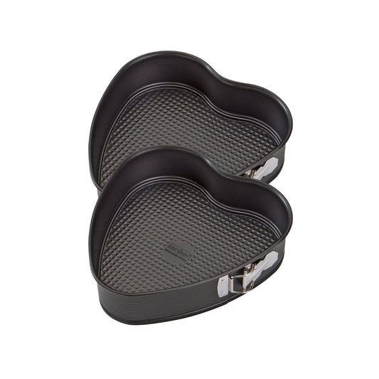 Ensemble de 2 Moules à gâteau cœur avec charnière 27 x 25 cm Zenker Special Creative