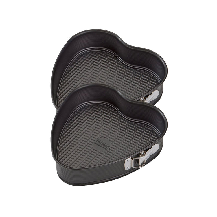 Ensemble de 2 Moules à gâteau cœur avec charnière 27 x 25 cm Zenker Special Creative