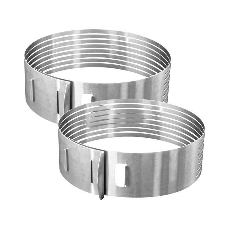 Ensemble de 2 Cercles à pâtisserie pour trancher les gâteaux en étages 26 à 28 cm Zenker Smart Pastry