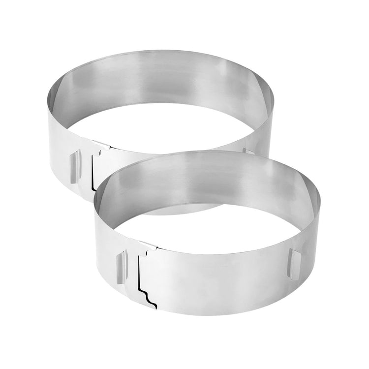 Ensemble de 2 Cercles à pâtisserie réglable Zenker Smart Pastry