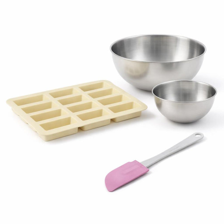 Set de 4 ustensiles de pâtisserie moule à gâteaux bol et spatule Zenker Sweet Sensation