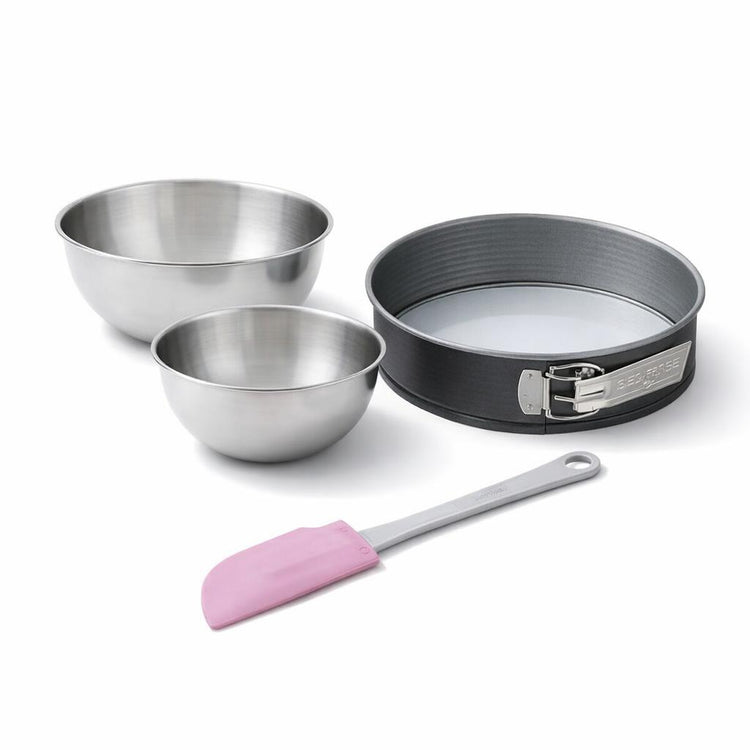 Set de 4 ustensiles de pâtisserie moule à gâteaux bol et spatule Zenker Energy