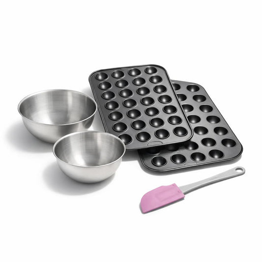 Set de 4 ustensiles de pâtisserie moule à gâteaux 2 bols et spatule Spécial créative Spécial créative Zenker Spécial créative