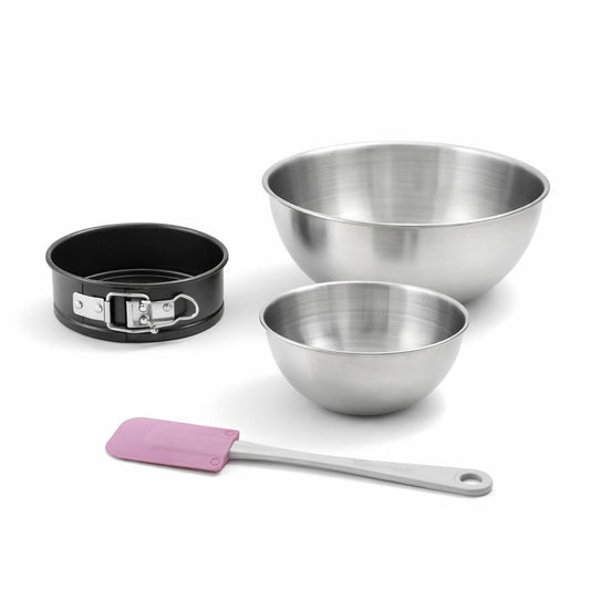 Set de 4 ustensiles de pâtisserie moule à manqué 2 bols et spatule en silicone Spécial mini Spécial mini Zenker Spécial mini