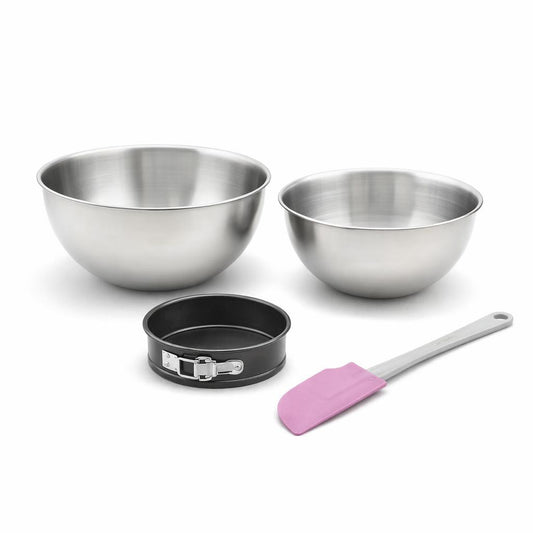 Set de 4 ustensiles de pâtisserie moule à gâteau 2 bols et spatule Spécial mini Spécial mini Zenker Spécial mini